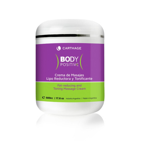 Carthage CREMA DE MASAJES LIPO REDUCTORA Y TONIFICANTE x 500g