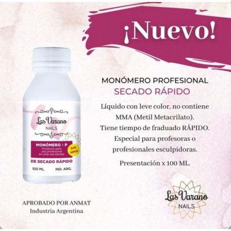 Las Varano Monómero Profesional x 100 ml