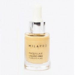 Mila Marzi PRO Maquillaje Liquido Pro Pigmento Puro (Botella con gotero) x 14 g. Amarillo