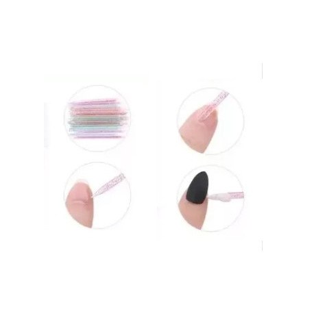 Palito de Naranjo Profesional de Acrílico con brillo X 10 Unidades