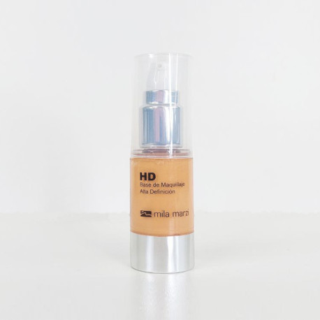 Mila Marzi Base de Maquillaje Alta Definición HD (Botella con dosificador) x 20g Natural Claro