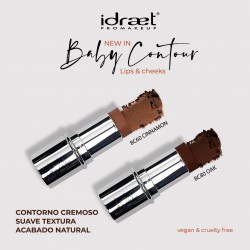 Idraet Pro Makeup Baby contour- lips & cheecks- duo stick BC60 Black cinnamon
