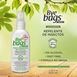 BioCosmética Exel BYE BUGS family Spray Repelente de Insectos 125 ml