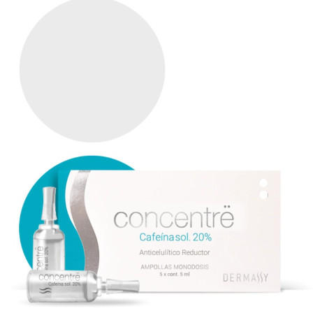 Dermassy AMPOLLAS CONCENTRË Cafeína 20% x 5 ampollas