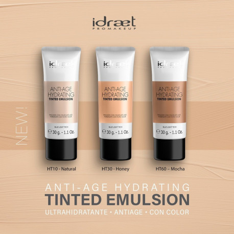 Idraet Pro MakeUp  TINTED EMULSION - HT30 Honey