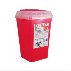 Descartador Agujas Y Cortopunzantes 2,2 Litros