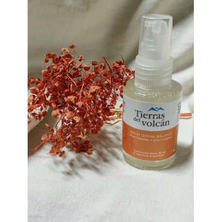 Tierras del Volcán Serum Termal Balance  NIACINAMIDA- UVA - AVENA x 30 gr Tierras del Volcán Serum Termal Balance  NIACINAMIDA- UVA - AVENA x 30 gr