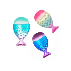 Brocha Pez Maquillaje Para Polvo Aplicar Base Uñas X1