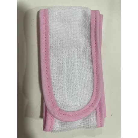 VINCHA DE TOALLA COLOR CON VELCRO 