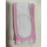 VINCHA DE TOALLA COLOR CON VELCRO 