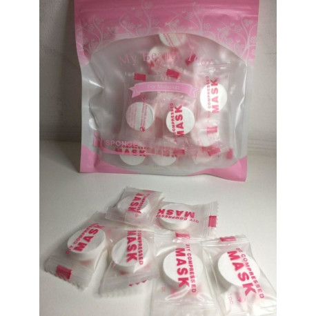 Máscara comprimida PAQUETE X 50 UNIDADES