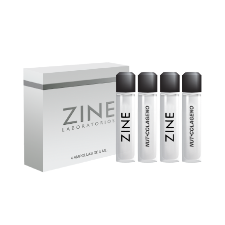 Zine Ampollas Nut Colágeno - 4 ampollas