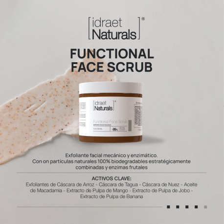 Idraet Natural Scrub Facial Funcional 250gr