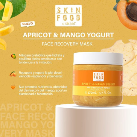 Idraet Skin Food Apricot & Mango Yogurt - Máscara Facial 170GR