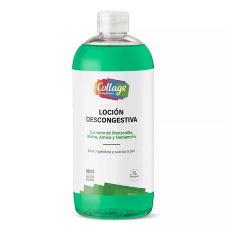 Collage Loción Descongestiva con Extrac. de Manzanilla, Malva, Arnica y Hamamelis 500 cc
