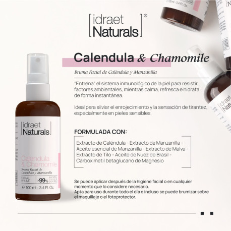 Idraet Naturals Caléndula & Chamomile  Bruma 100ml