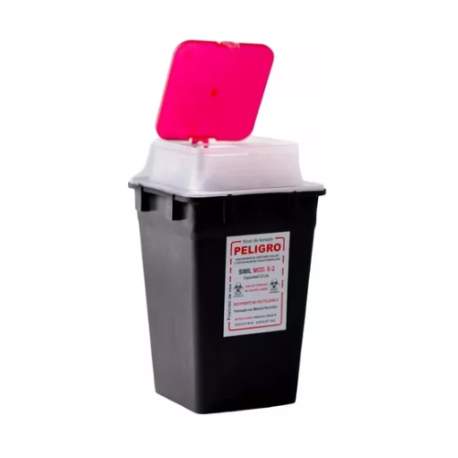 Descartador Agujas Y Cortopunzantes 2,2 Litros