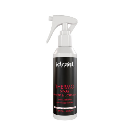 Idraet Pro Body SPRAY CAFFEINE & L-CARNITINE - Spray Corporal Liposomado Reductor - Efecto Calor