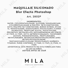 Mila Maquillaje Siliconado Blur Efecto Photoshop-Créme Brulée 42 gr
