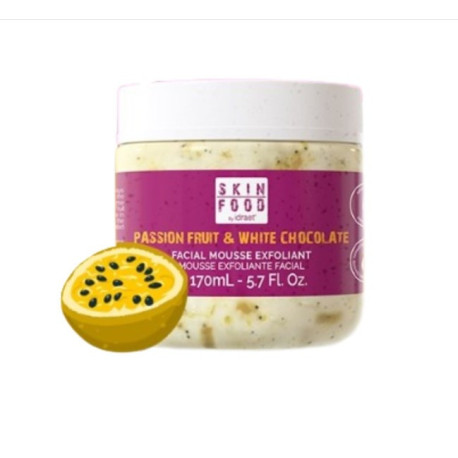 Idraet Skin Food Passion Fruit & White Chocolate  Mousse Facial Exfoliante 170g