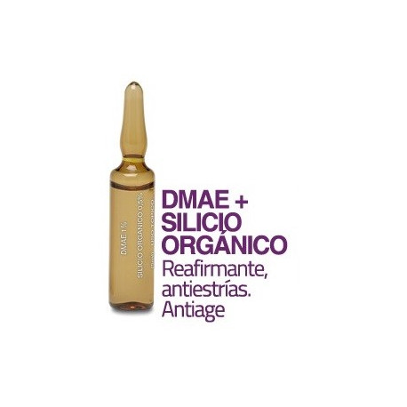 Dermassy Ampollas de DMAE 1% + Silicio Orgánico 1% 5 ml x 10 ampollas