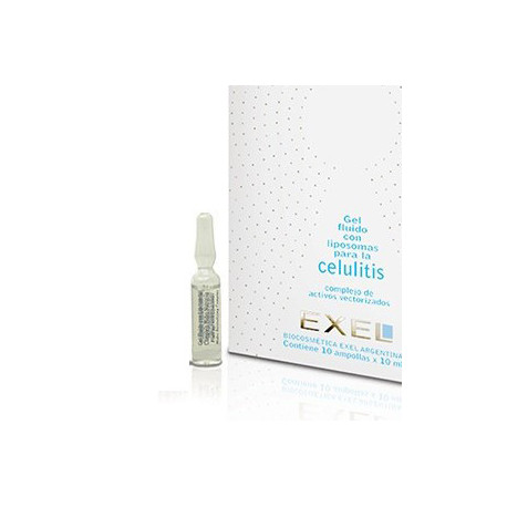 BioCosmética Exel Gel Fluido Complejo para la Celulitis  1 Ampolla de 10 ml