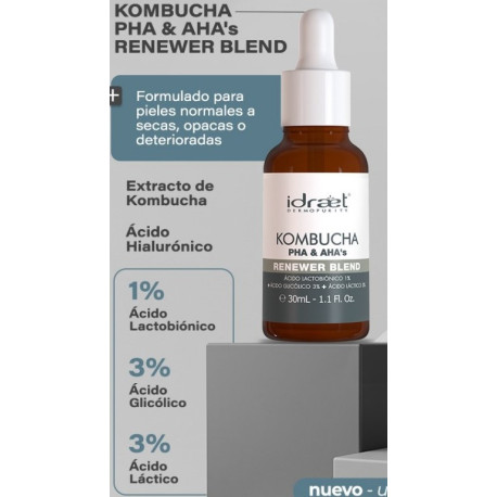 Idraet Dermopurity Kombucha Pha & AHA's  Renewer Blend  x 30ml