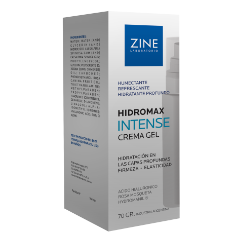 Zine Hidromax Intense Crema  70 gr. Nueva Presentación