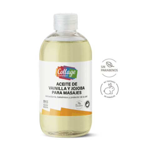 Collage Aceite Vainilla y Jojoba 500 cc