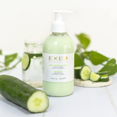 BioCosmética Exel Emulsión Hidronutritiva con Extracto de Pepinos 250 ml. c/ valv.