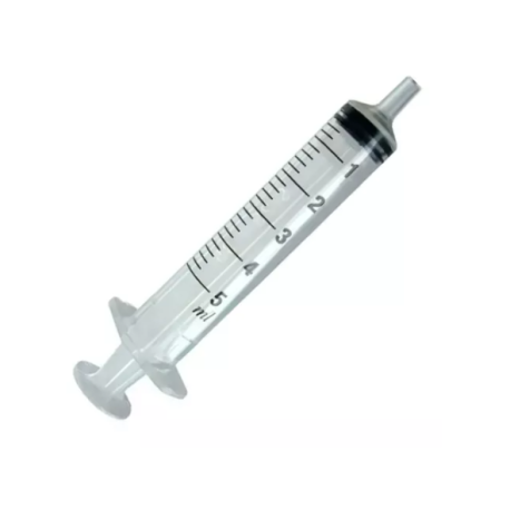 Jeringas Estériles x 4 un. sin aguja 3 ml/cc