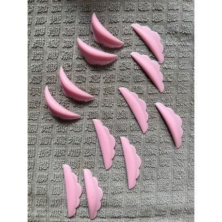 Bigudies 12 Para Pestañas De Silicona Coldrose Cherimoya