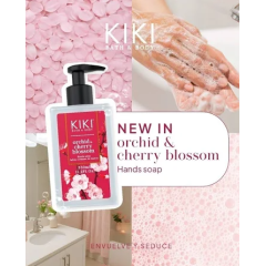 Idraet Kiki Bath & Body Orchid & Cherry Jabón de Manos - 330g