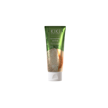 Idraet Kiki Bath & Body Cucumber & Melon - Boby Cream Ligera - 200 ml
