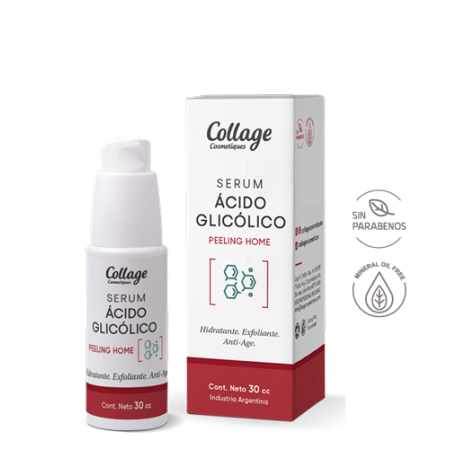 Collage Serum Acido Glicólico 6% 30cc Peeling Home