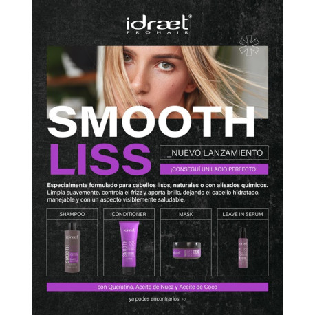 Idraet Pro Hair SMOOTH LISS SHAMPOO Shampoo  Disciplinante 300 ml