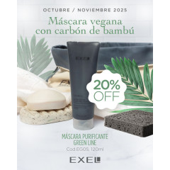Biocosmética Exel Green Line Máscara Purificante -120ml