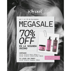 Idraet promo Pro Hair Color Shield Mask 500g 70% OFF Color Shield Shampoo 980m