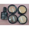 Promo kit 9 Mila Marzi Delineador Tinta Black + 4 Maquillajes Cremosos Correctivos