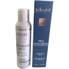 Promo 2 x 1 Idraet  Comprando Serum Pro Hyaluron 15g , te llevas  Serum Blanqueador 100G
