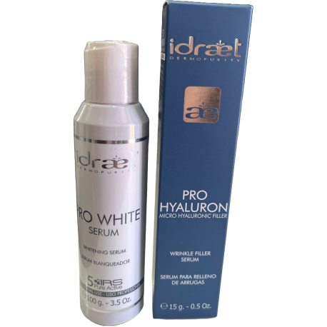 Promo 2 x 1 Idraet  Comprando Serum Pro Hyaluron 15g , te llevas  Serum Blanqueador 100G