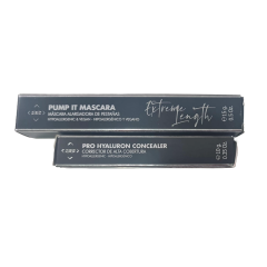 Promo 2 x 1 Idraet Pro Makeup Pump It Máscara Extreme Lenght  LM10, te llevas  PRO HYALURON CONCEALER 40 TOFFEE x 10 g