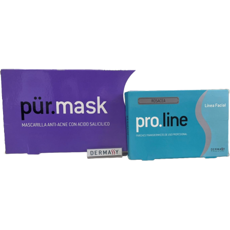 2 x 1 Promo Dermassy Mascarilla exfoliante con Ácido Salicílico , te llevas Parche para Tratamiento Facial Rosácea