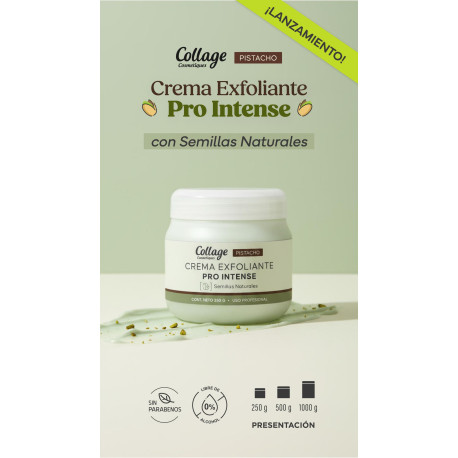Collage Crema Exfoliante Pro Intense con Semillas Naturales 1000 g