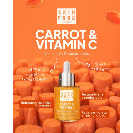 Idraet Skin Food Carrot & Vitamina C Serum Facial