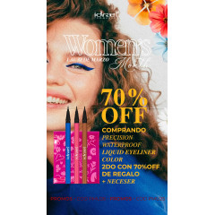 Idraet Promo Pro MakeUp Waterproof Liquid Eyeliner Colo 2do al 70% Off