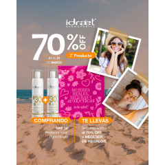 Idraet Promo Dermopurity Protector Solar 2do al 70% Off