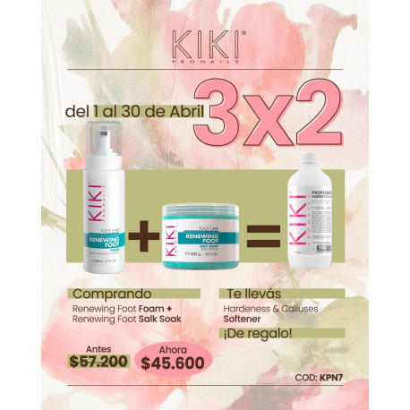 Idraet Promo Kiki Pronails 3 x 2 Renewing Foot