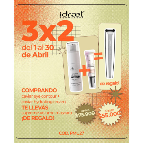Idraet Promo Pro MakeUp 3x2 Caviar Eye Contour