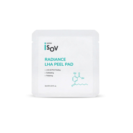 Dermassy  Isov Radience LHA Peel Pad Exfoliante x caja de 30 unidades.
